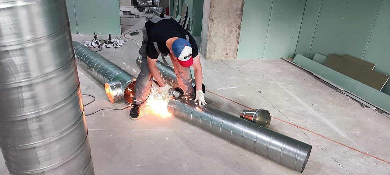 монтажа вентиляции