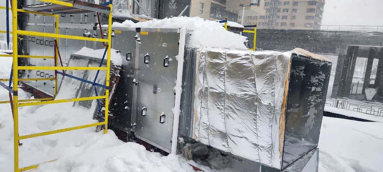 Монтаж приточно вытяжной вентиляции