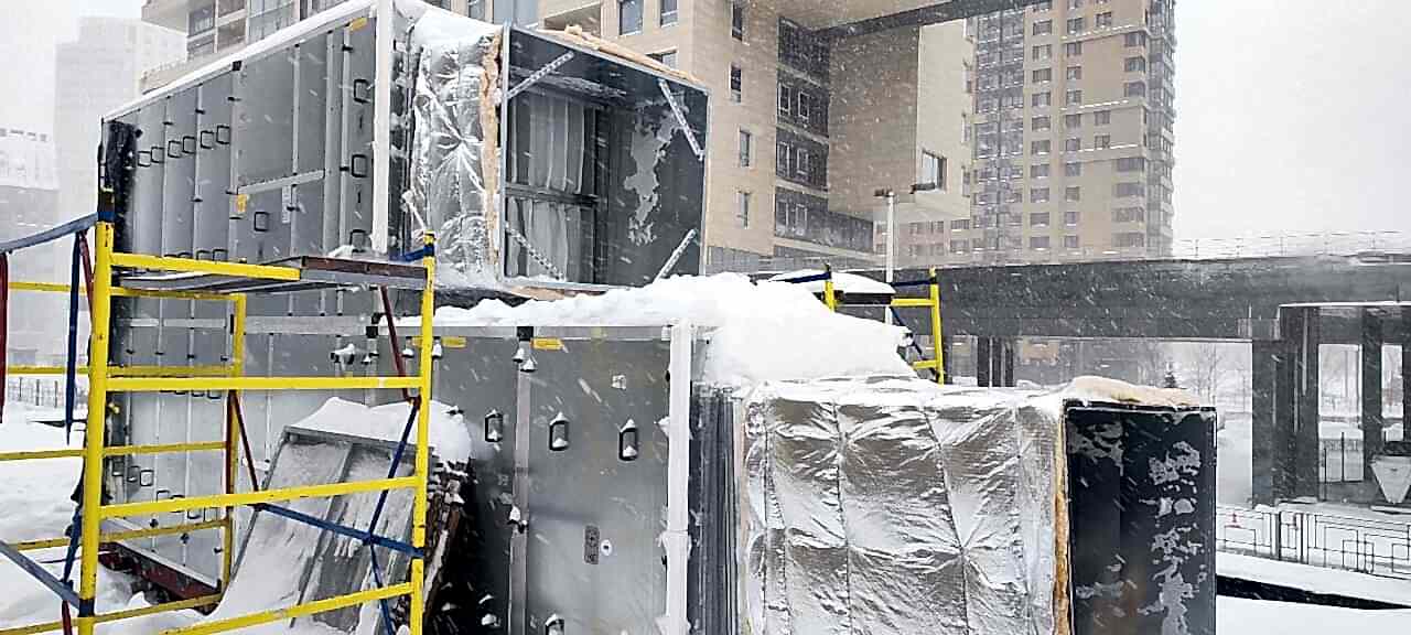 монтаж вентиляции