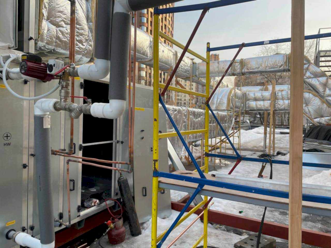 Обслуживание приточно-вытяжной вентиляции