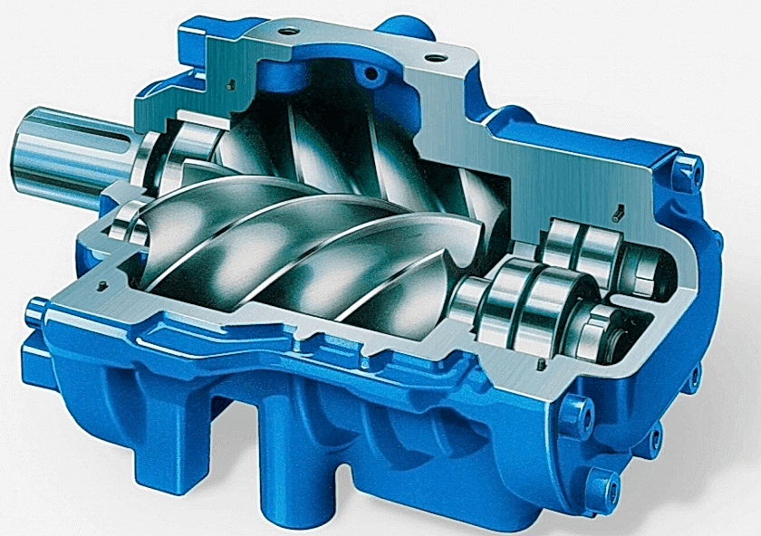 Замена масла в винтовом компрессоре