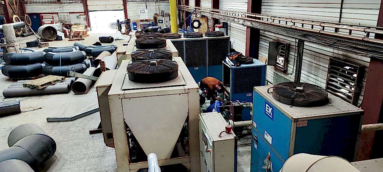 Комплексная диагностика чиллеров с дальнейшем ремонтом на металлургическом предприятии